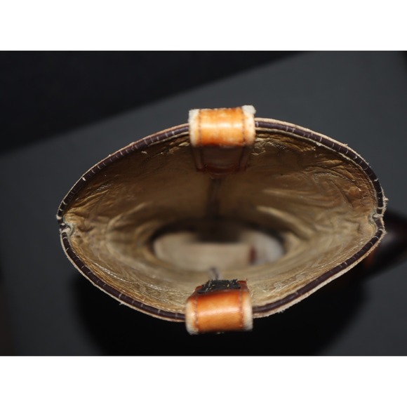 Dan Post Cowboy Boots Women 6C Tan Leather Exotic Snip Toe Rodeo Cowgirl Western - Picture 7 of 14